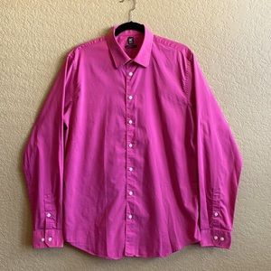Men’s 14th & Union Long Sleeve Cotton Button-Down Shirt-size 16 1/2, 36/37